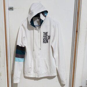 The Color Run Hooded Jacket with zipper, Size L